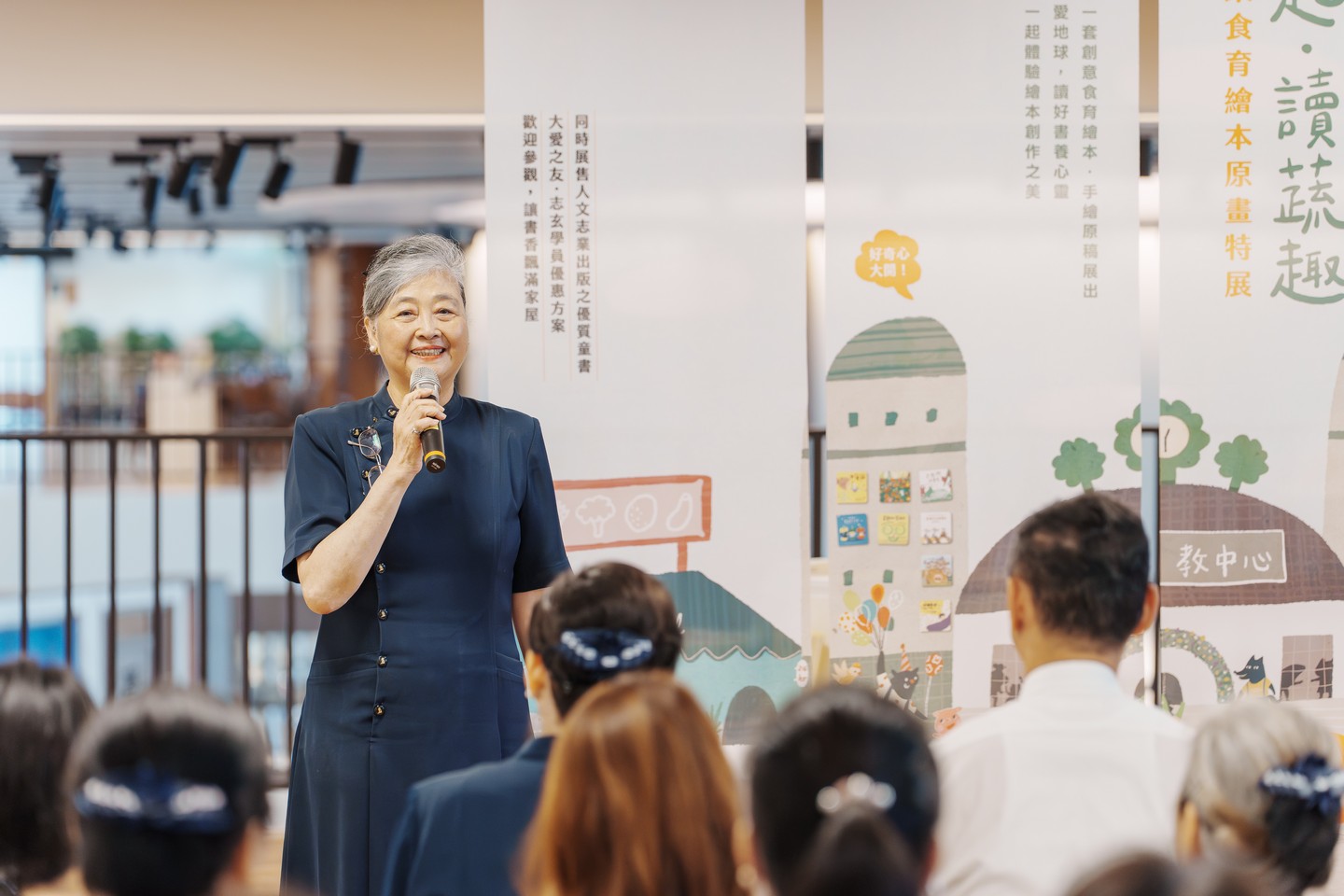 志玄關渡總召佘碧真分享社區的熱情響應,未來老師們將投入相關蔬食活動,帶領親子製作蔬果汁、造型氣球等,讓孩子在動手做的過程中愛上蔬果。