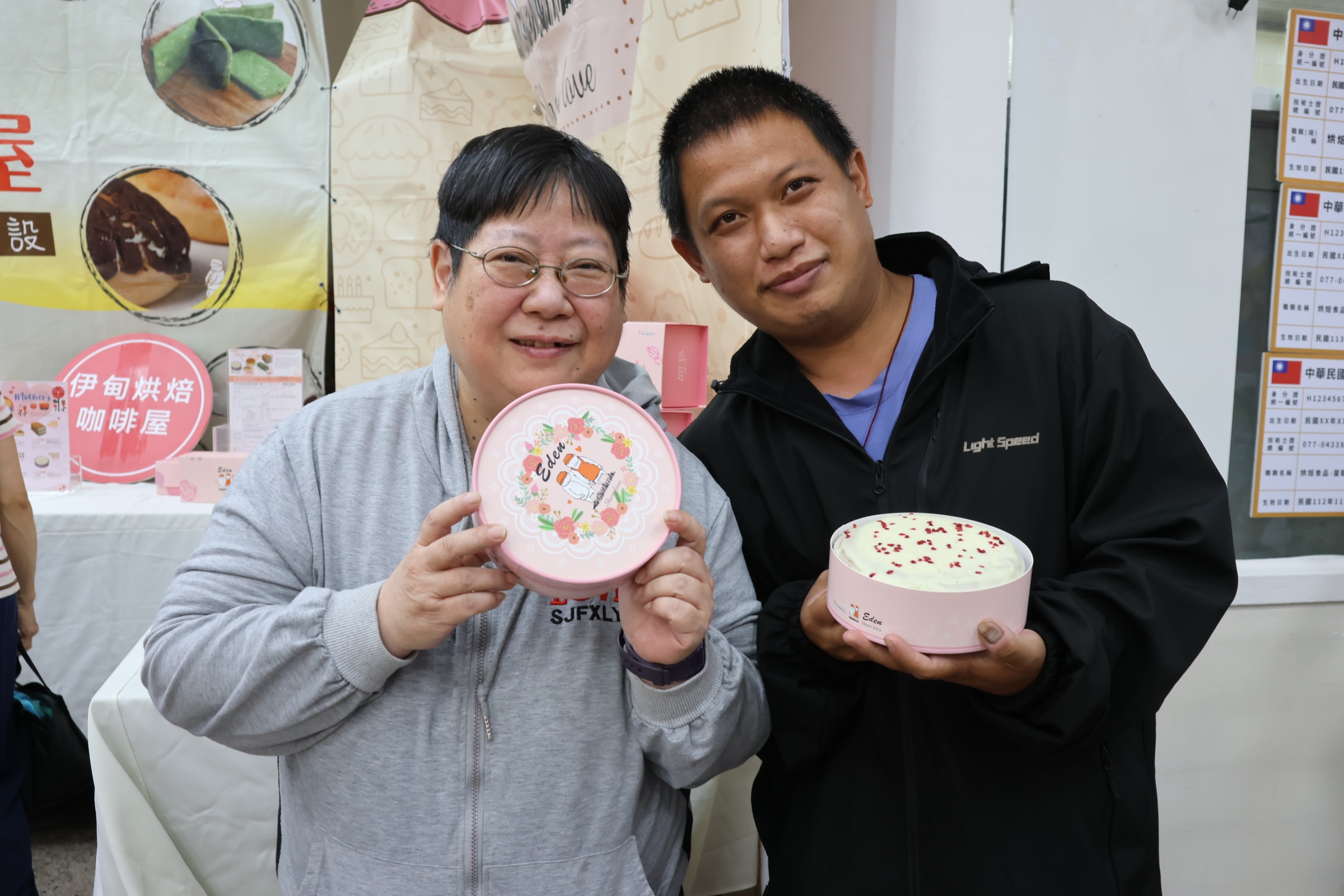 9年前成功轉銜至一般職場的小光，今天特別回伊甸娘家分享