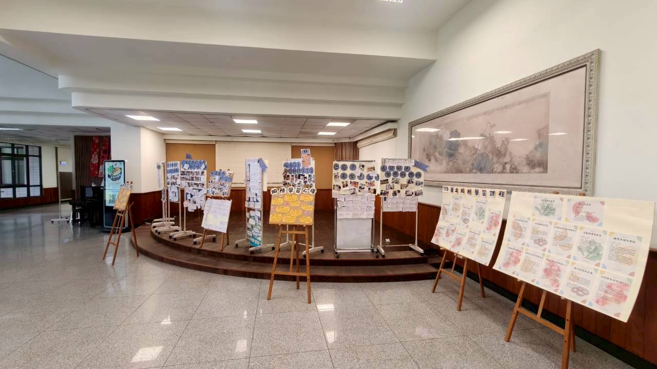 四天動態擺攤活動結束後,教資中心與學生團隊亦設計靜態展