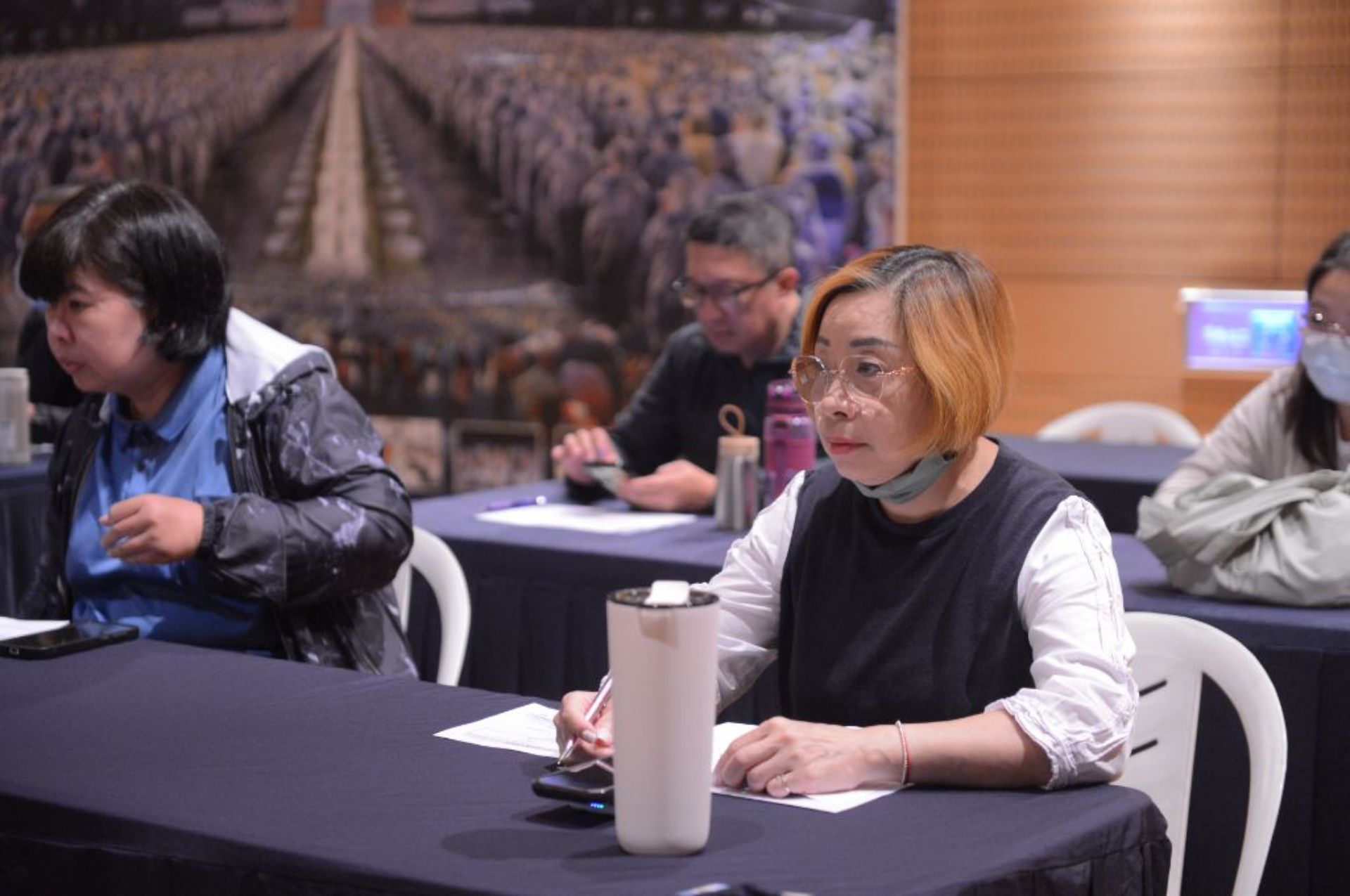 擔任社區大樓總幹事的張淑娟希望透過課程,讓自己在工作上能協助社區建立基本的防災觀念,並進一步幫助家人與朋友。