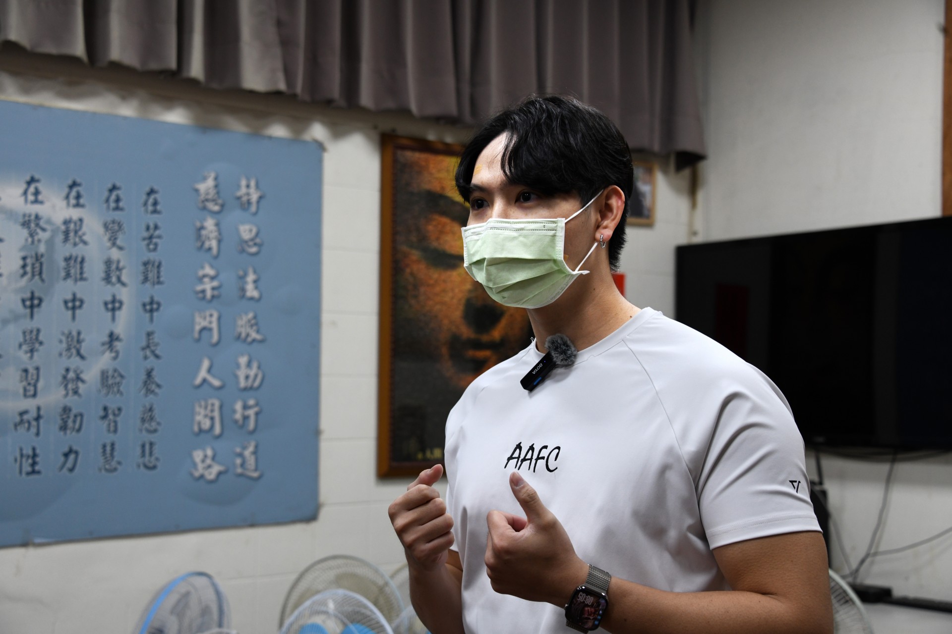 嘉義活齡運動中心教練王彥翔指出,課程設計以實用、安全為原則。
