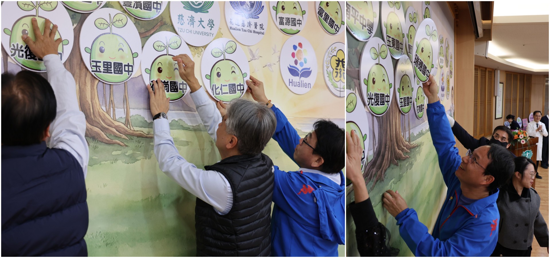 花蓮縣十八所國中校長響應聯合育才計畫,讓每一所學校都成為星光,給予孩子求學和就業的方向。