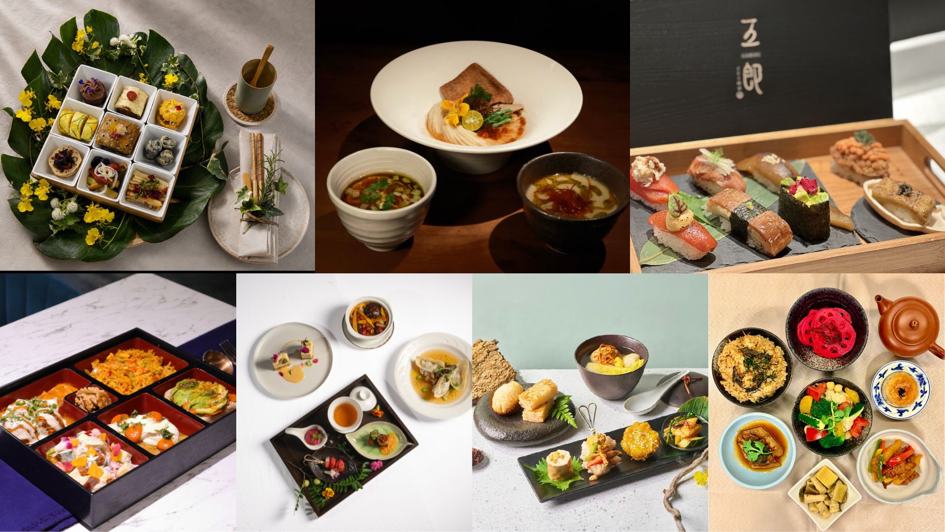 《白色餐桌》五星級飯店、地區性頂級私廚等，提供各式風味餐點。
