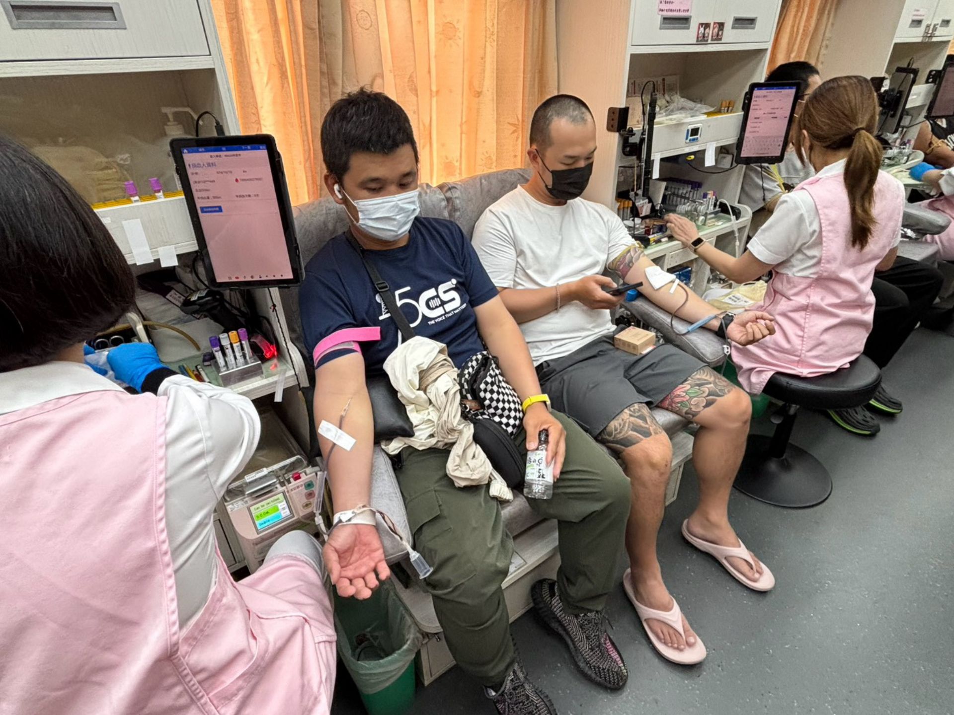 中西東南區隊部捐血情形