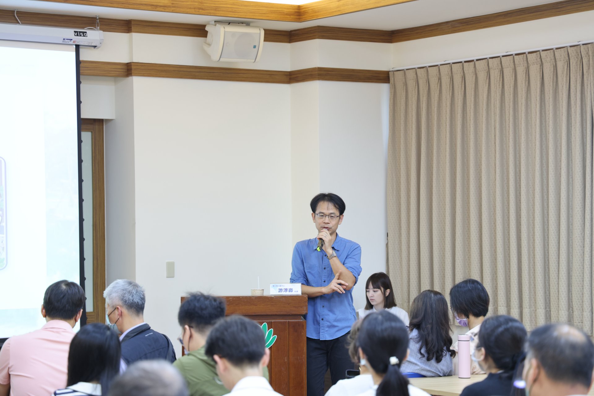 北區職安中心職業衛生科游淳淼科長清楚說明職場霸凌相關法規與適合的處理方式。