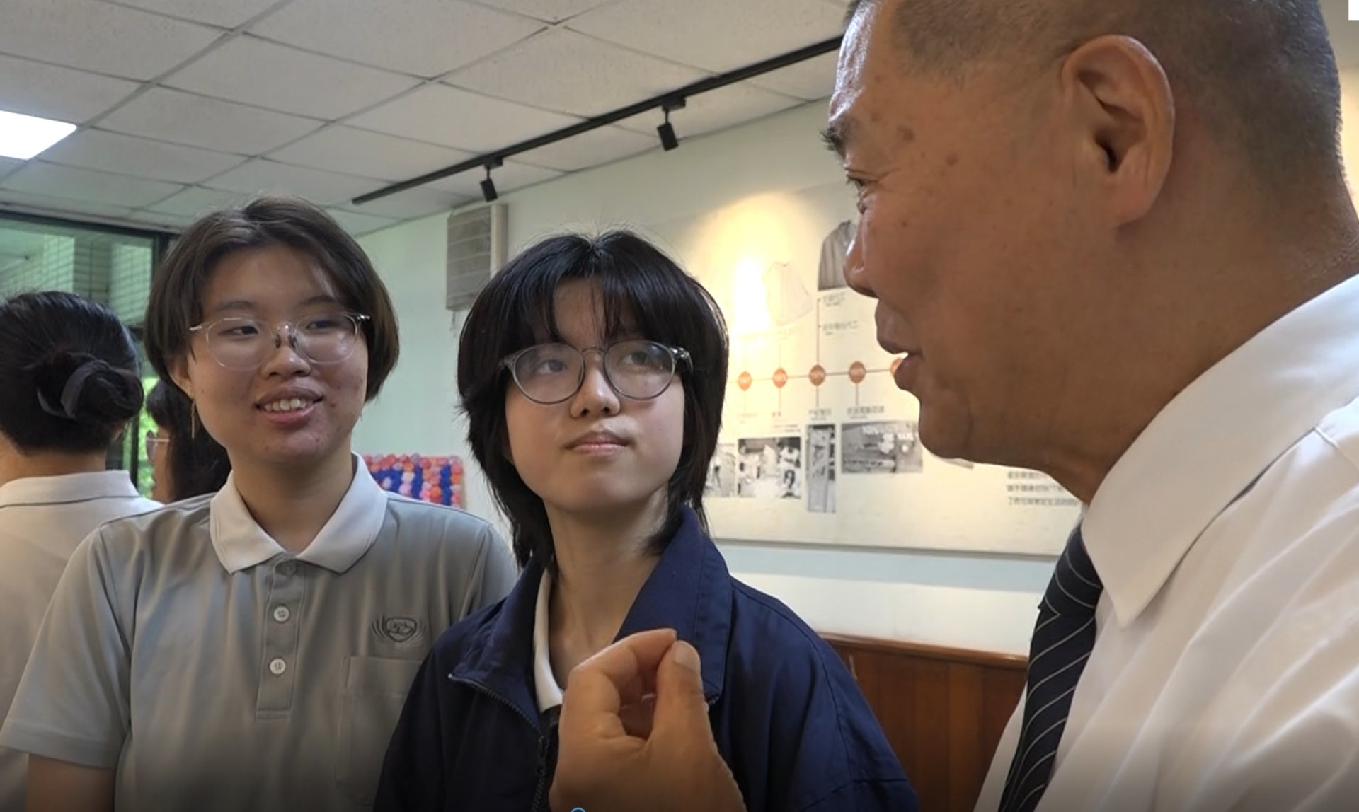 來自印尼的同學聽到師父分享深受啟發
