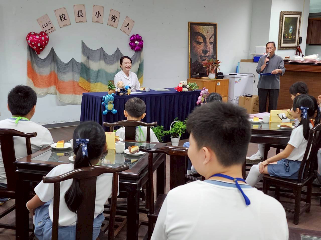 蘇秋主任表示:校長小客人的意義不在於選出最優秀的學生,而是在於看見每個孩子努力
