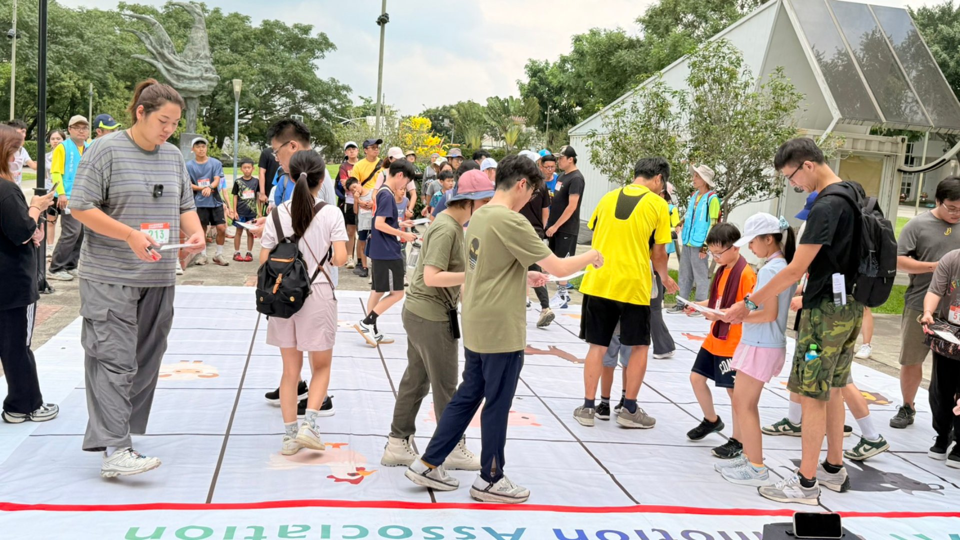 現場民眾認識地圖判讀-檢查點打卡及路線選擇技巧