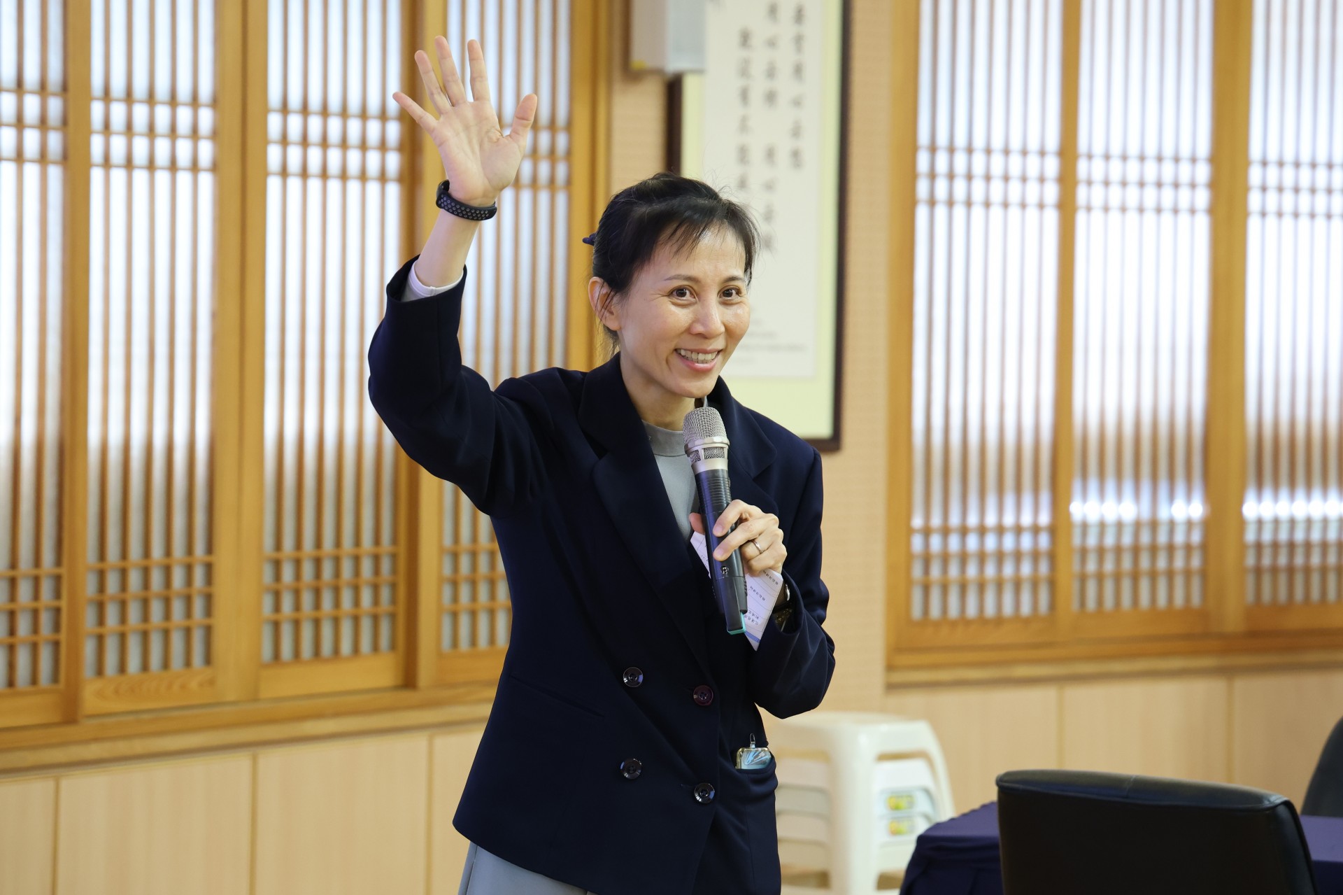 花蓮慈院人力資源室暨職業安全衛生室主任劉曉諭表示,從制度建立、教育訓練到事件處理,都需要跨部門合作,才能打造安全、健康且互相尊重的工作環境。