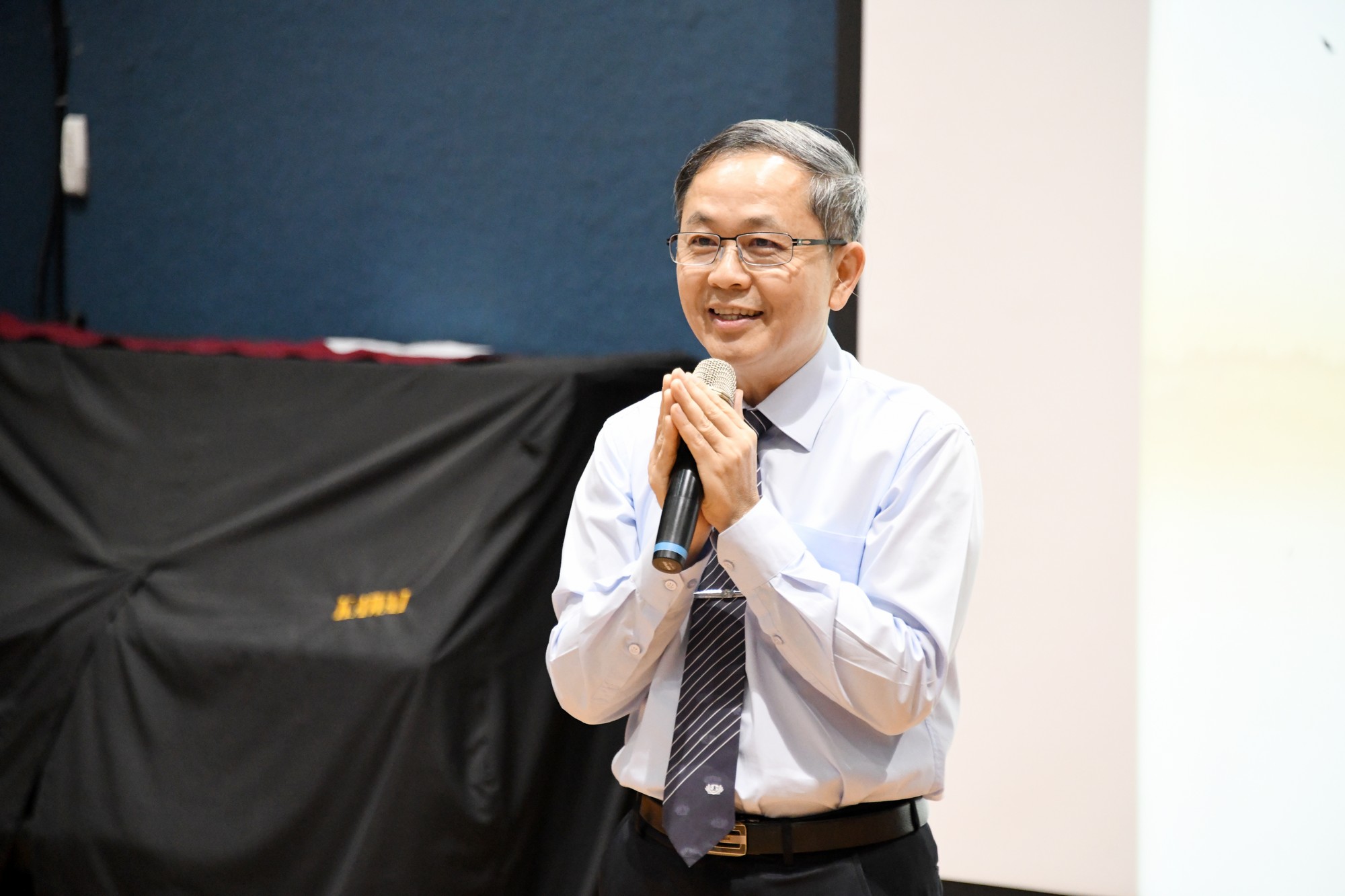 方師傅點心坊董事長方漢武於致詞時分享企業回饋社會的理念