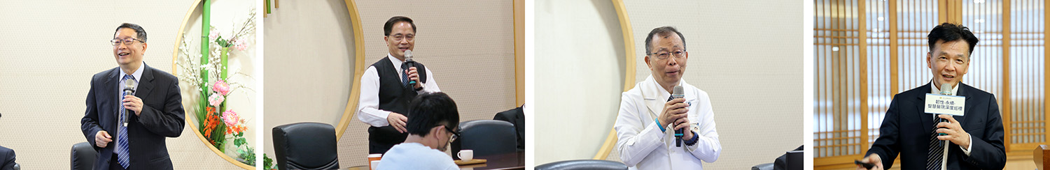 台灣醫務管理學會秘書長黃明國表示,花蓮慈院已將無人機送藥等創新應用納入實務場域,令人印象深刻,絕對值得專程前來學習。/林欣榮院長說,期望透過跨院交流,一起提升台灣醫療體系在面對超高齡社會、氣候變遷及醫療環境快速變動下的韌性、智慧與永續發展能力。/花蓮慈院副院長吳彬安說,花蓮不是「後山」,而是「前山」,西部有的,東部同樣能夠做到。/陳星助副院長指出,面對超高齡社會與區域醫療挑戰,醫療體系必須從「醫療照顧」走向「健康促進」。