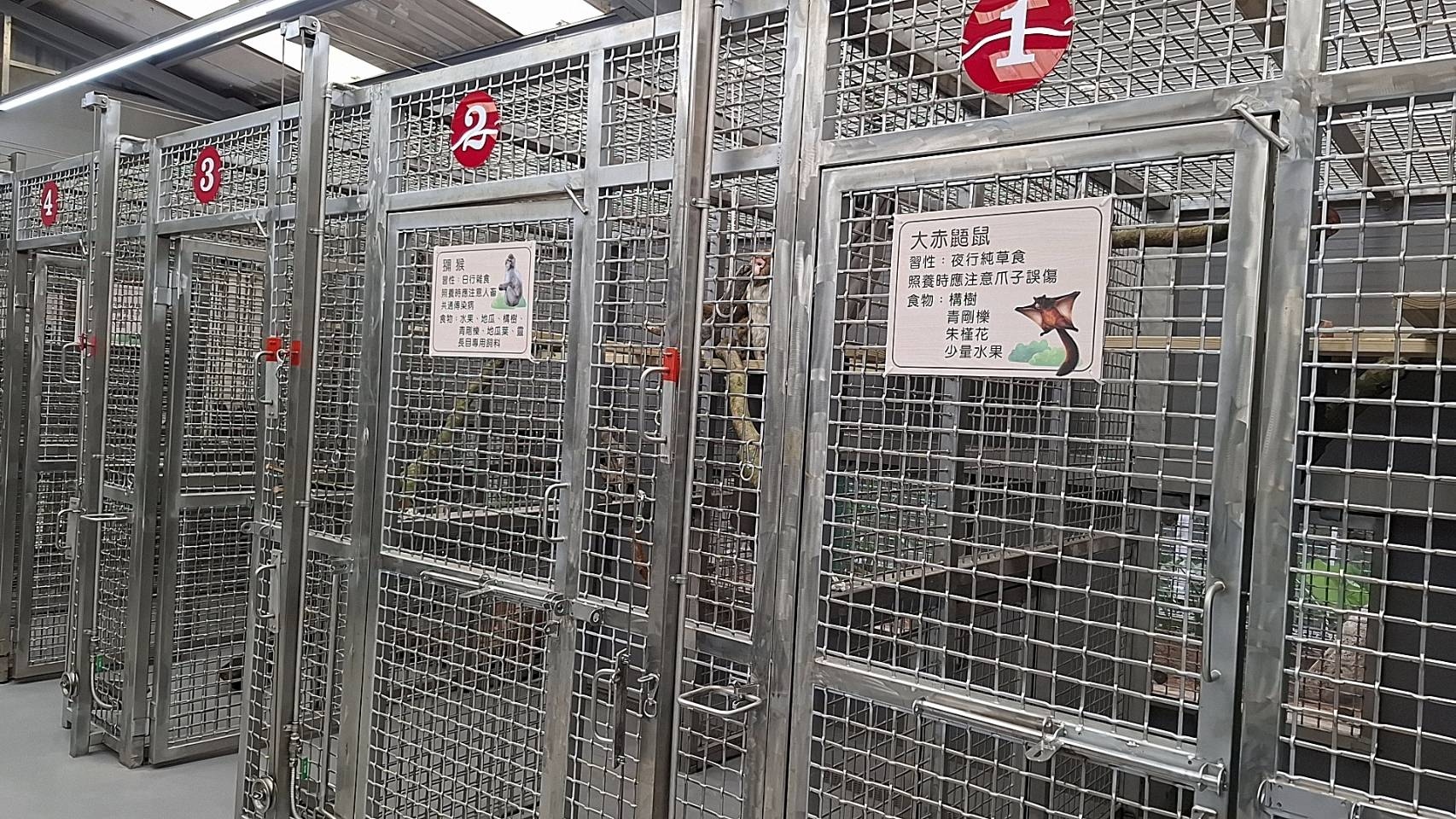 為野生動物打造特殊籠舍,收容對象涵蓋哺乳類、猛禽及兩棲爬蟲類等物種,兼顧安全與照養需求。