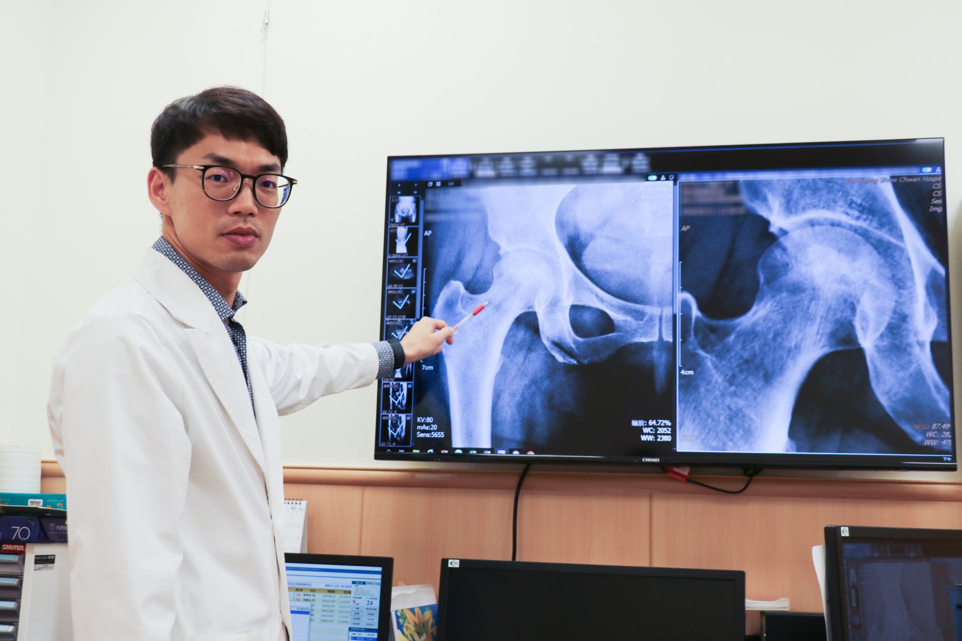 台中慈濟醫院關節中心趙子鎔表示,股骨頭減壓手術可降低骨內壓力、改善血液循環。