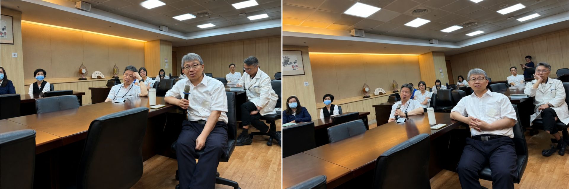 問答時間,與會教師提問進行交流