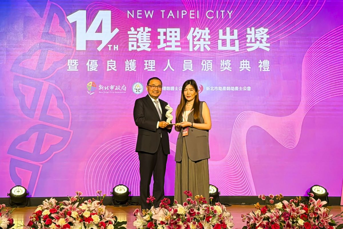 林倪凰副護理長表示未來會持續努力、不忘初心。