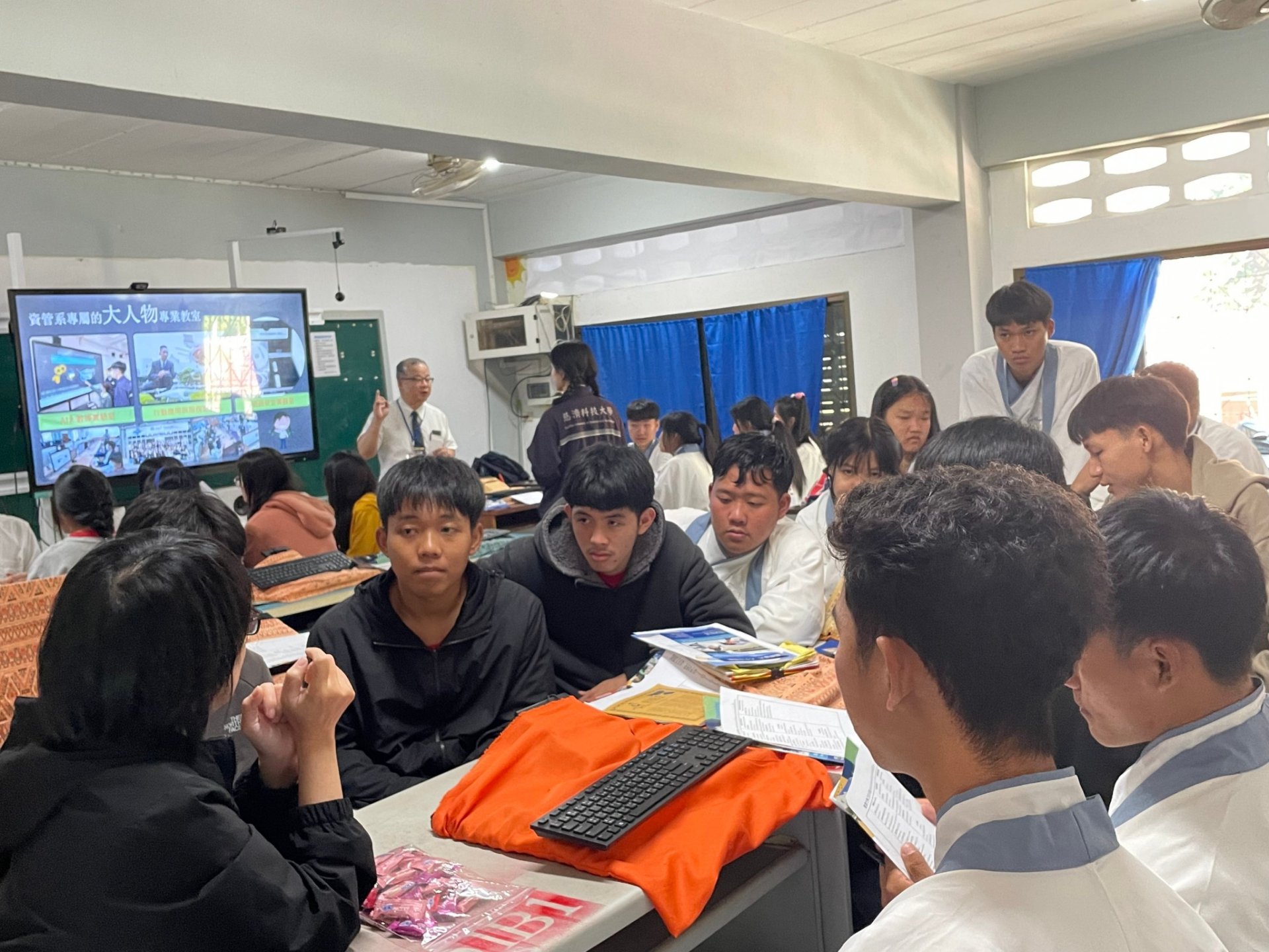 資管系向大同中學學生分享系上特色
