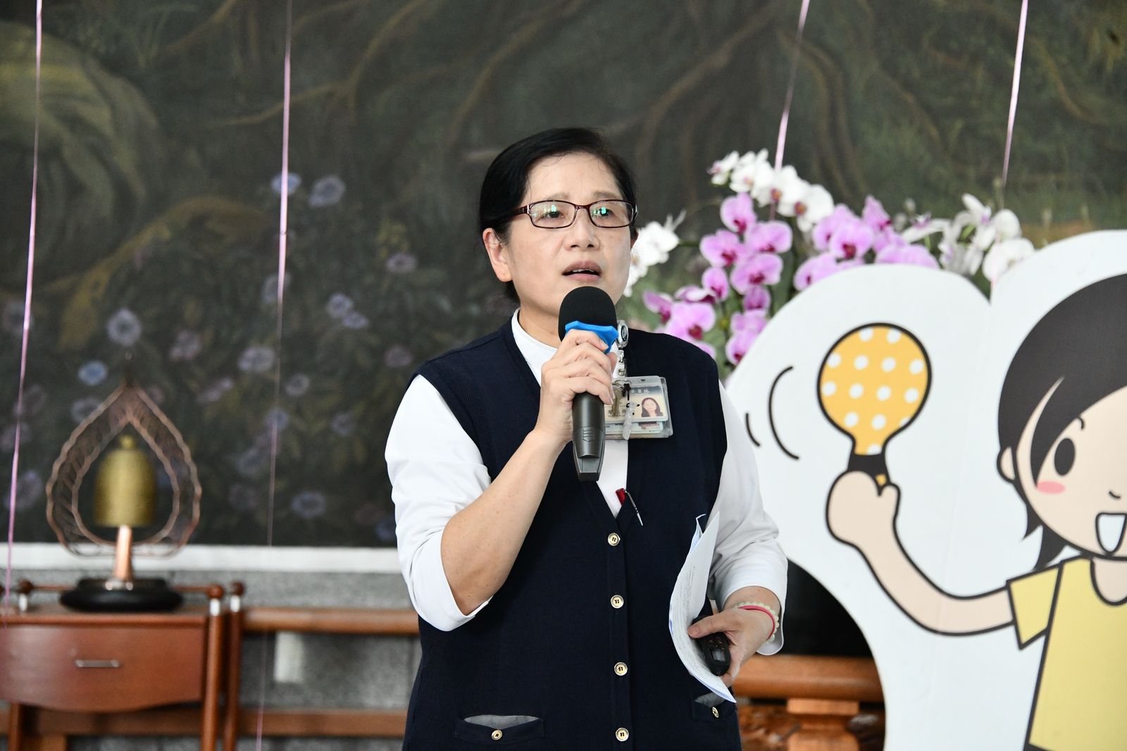 護理部廖慧燕副主任分享今年度幸福大林計畫的亮眼成績