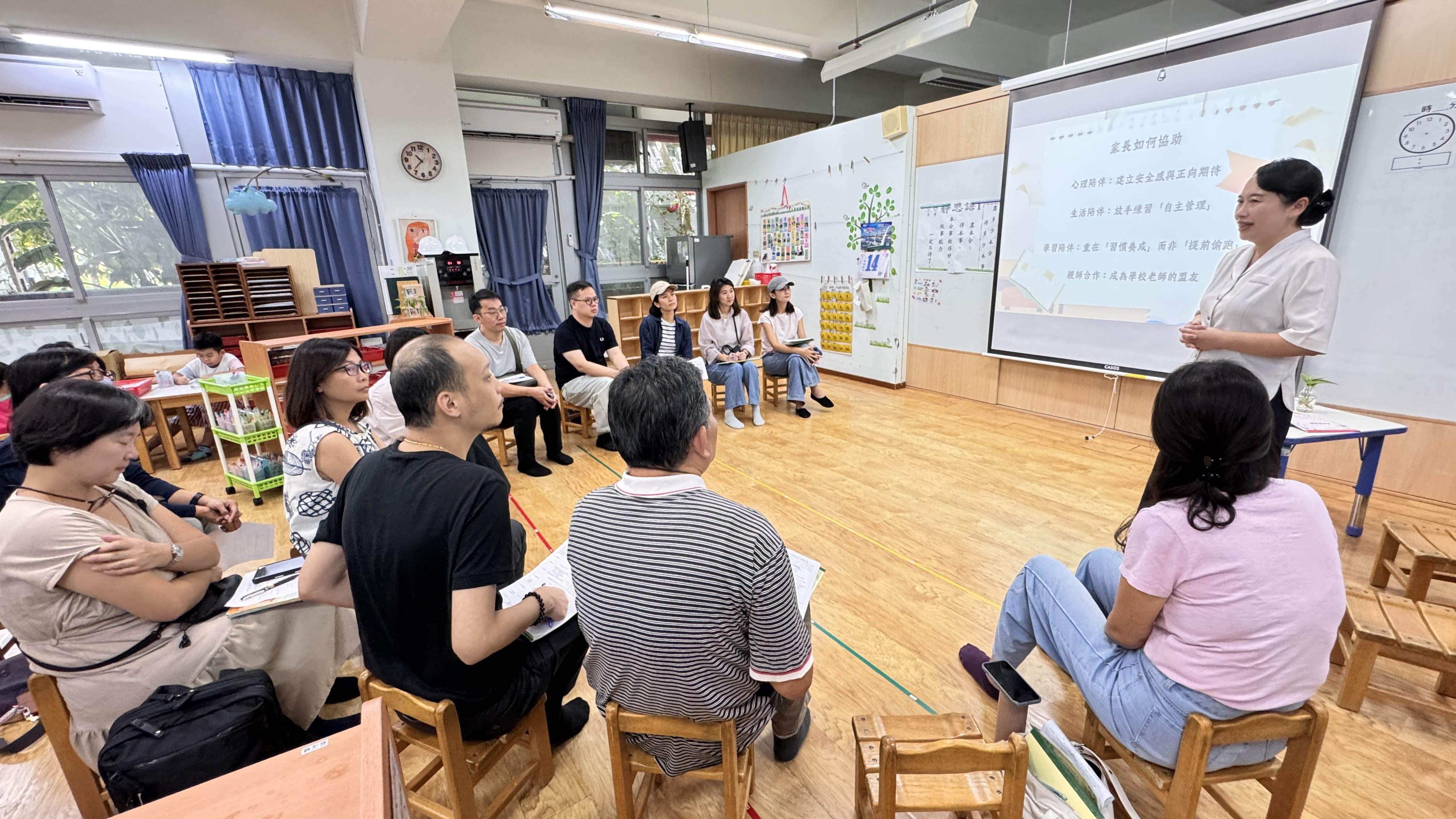 感恩逸貞校長對幼兒園一路的支持與陪伴。