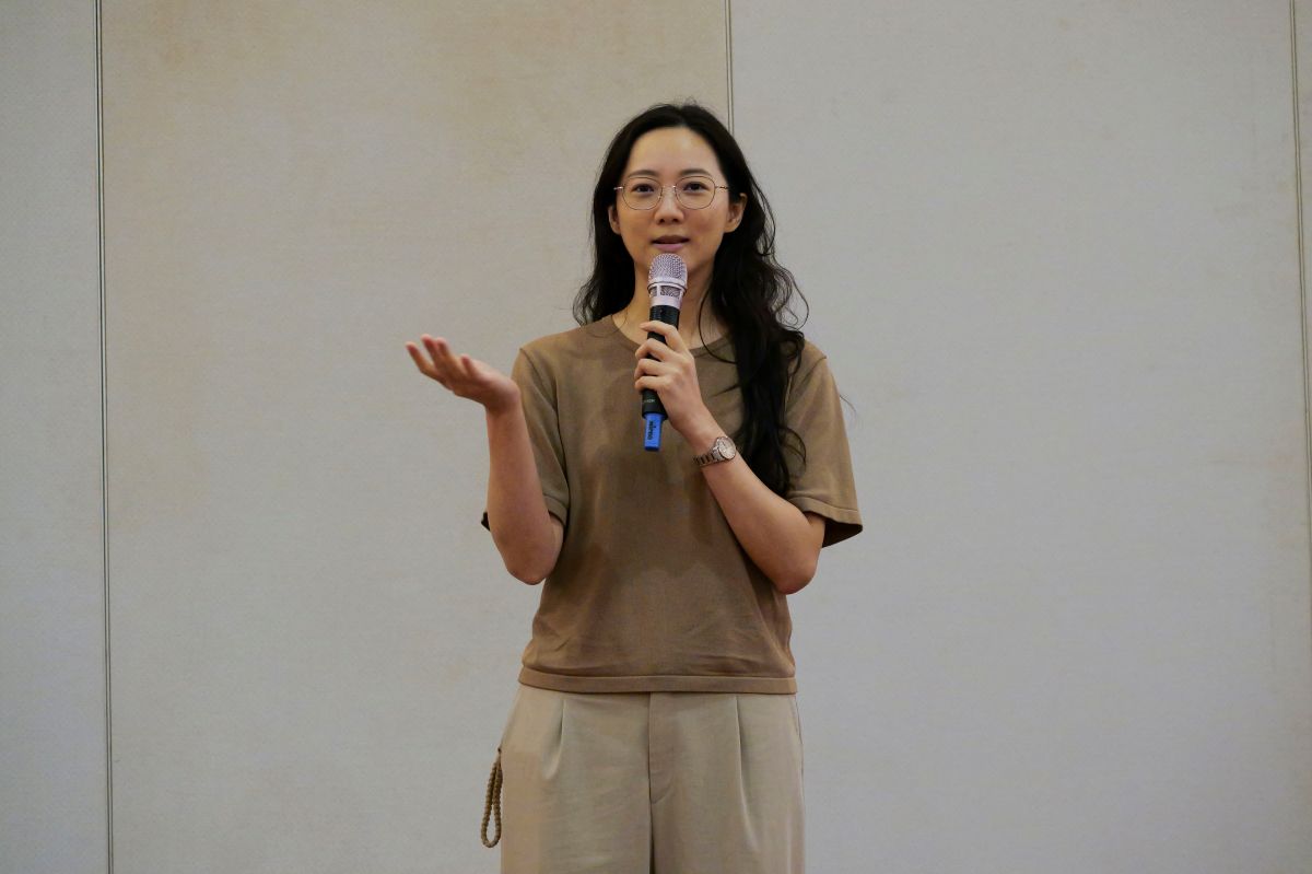 台灣正念工坊林怡辰總監期待透過正念課程,協助醫療工作者促進良好的醫病互動。